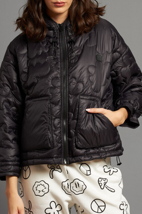 CAMPERA FLERA RUSTY Negro