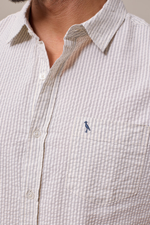 CAMISA M/C ESTURA POLANCO Celeste