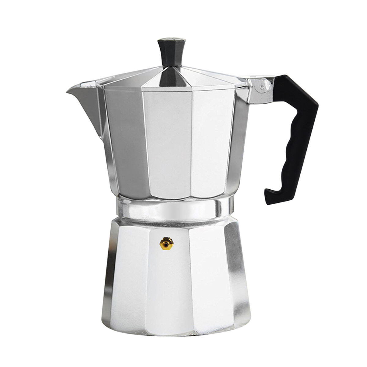 CAFETERA ITALIANA ALUMINIO 150ML 3T PLATA VARENNA 