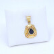 Dije En Oro 18K Con Zafiro Dije En Oro 18K Con Zafiro