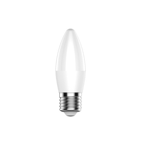 Lámpara LED vela opal E27 4,9W 470Lm luz fría IX1136Y