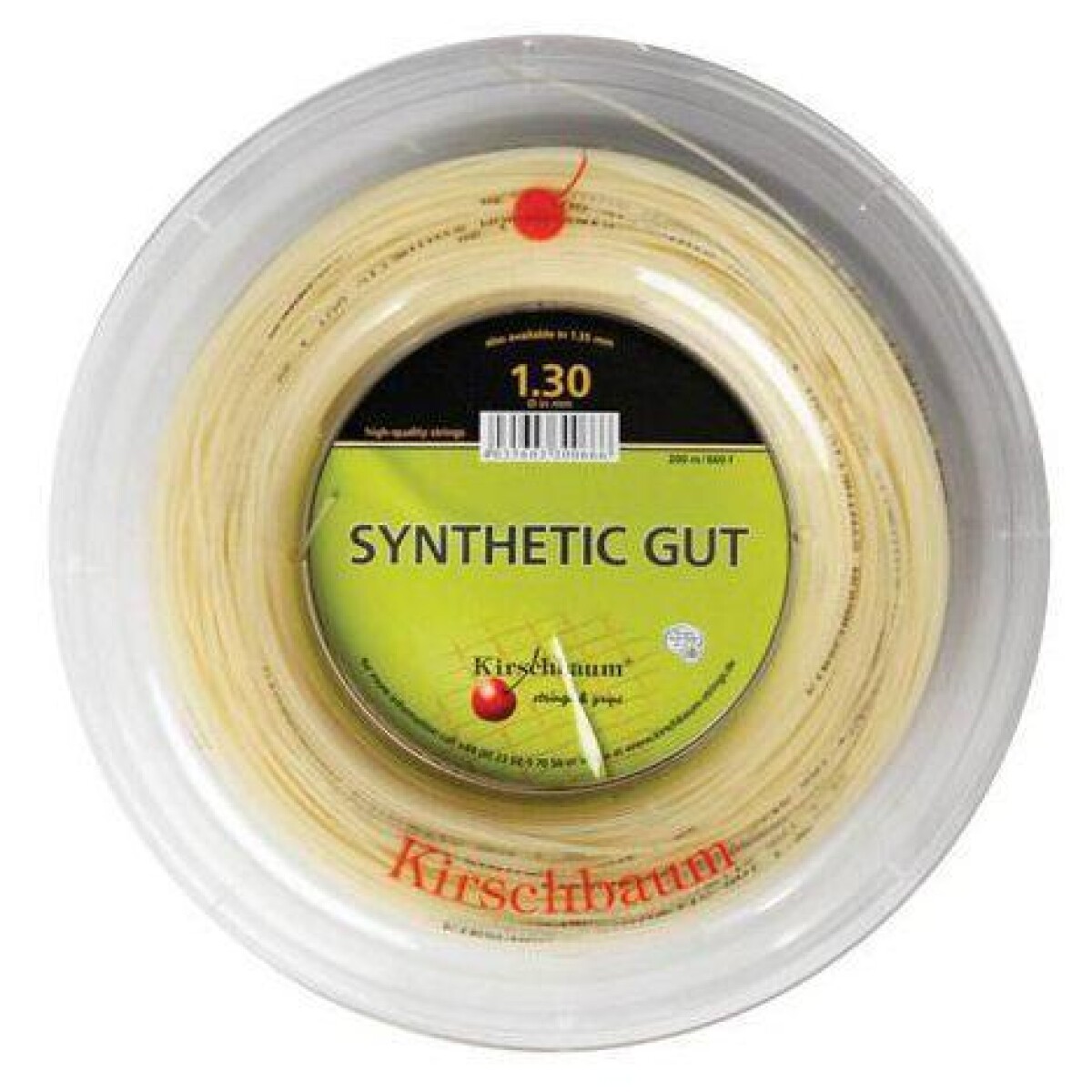 Rollo De Encordado Kirschbaum Synthetic Gut 1.30 - Natural 1.30 