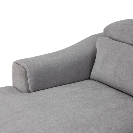 Rinconera Luke - Tela Microfibra - Chaise Izquierda 6686-7 Gris
