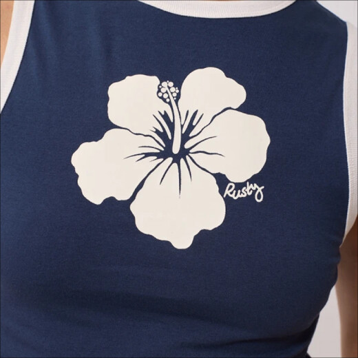 Musculosa Rusty Enika - Azul Musculosa Rusty Enika - Azul