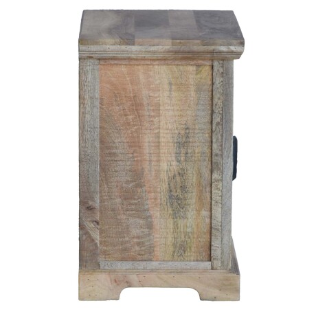 MESA DE LUZ MADERA-DE-MANGO MARRON 1C/1P JUN