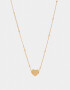 Cadena Corta con Dije Con corazón Cadena Corta Con Dije Corazón - Dorado