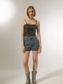 Short Mirso Azul Grisaceo