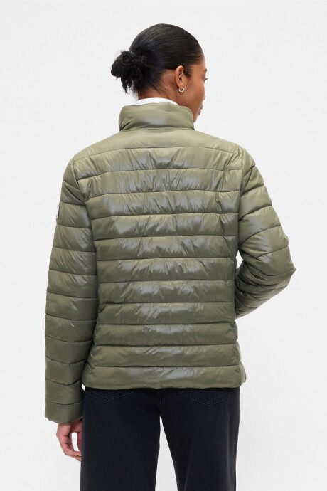 Campera Puffer Mujer Mesculen Green