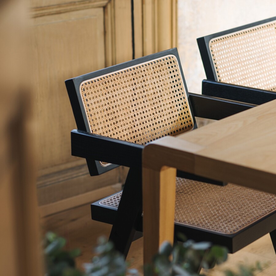 Silla Berlin Apoyabrazos Black