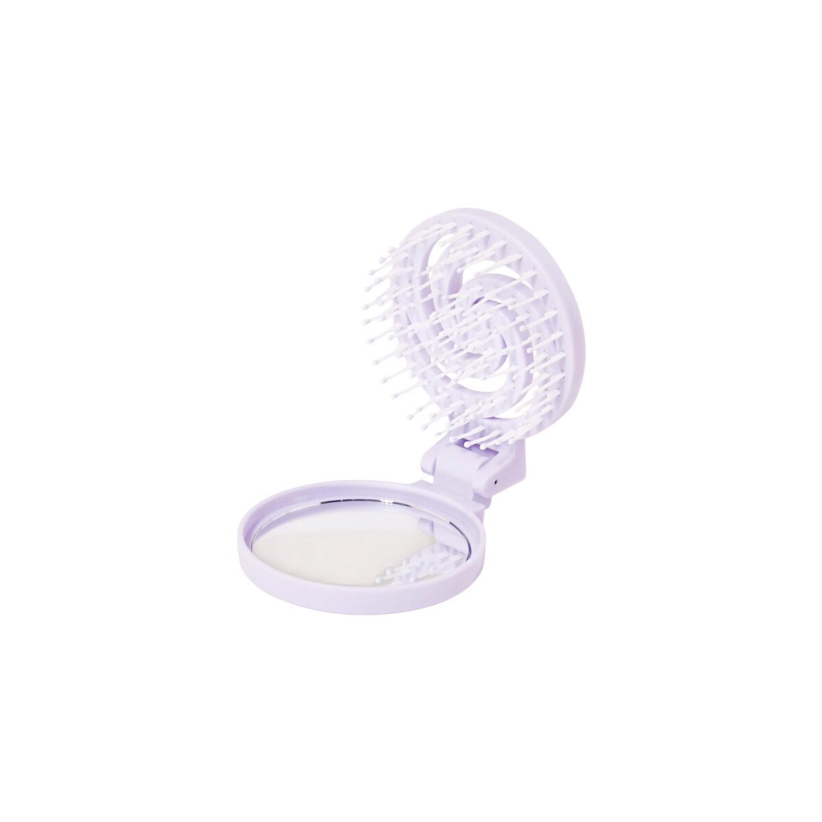 Mini Peine Plegable con Diseño de Nube – Colores Pasteles Portátil para Viaje - Lila 