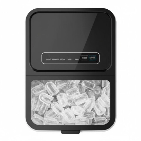 Fabricadora de Hielo Midea 12 Kilos Negro