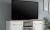Rack para TV 70" Puertas corredizas - Sauder - Credenza Blanco