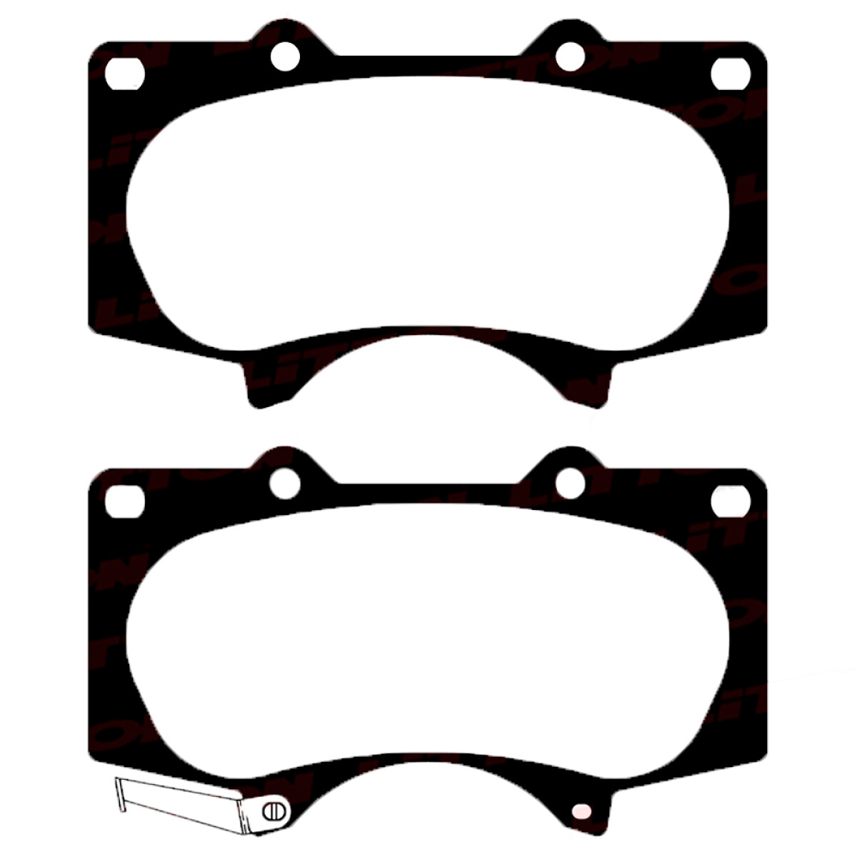 PASTILLAS DE FRENO TOYOTA HILUX 2005- 4X4 JAC T6 DURBLOC 