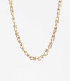 Collares Cortos Metal Dorado