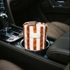 Taza para café de cerámica para viaje a rayas Taza para café de cerámica para viaje a rayas