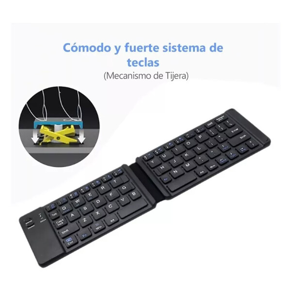 Teclado Plegable Inalámbricos Ledstar As-086 TECLADO LEDSTAR PLEGABLE BLUETOOTH AS086