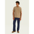 CAMISETA MM MASC MARROM CLARO