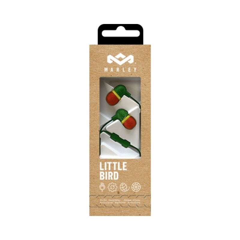 Auriculares LITTLE BIRD (mini jack) Rasta