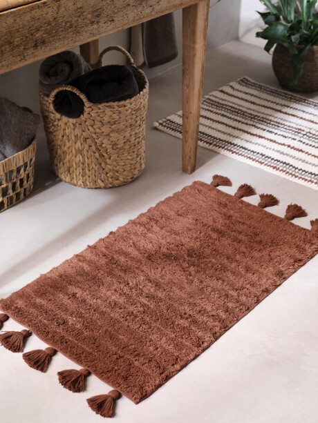 Alfombra baño SVARTE 50x80 terracota Alfombra baño SVARTE 50x80 terracota
