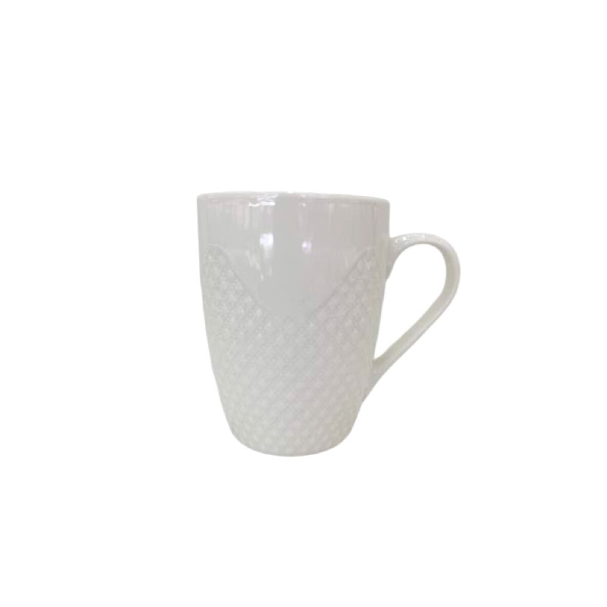 Taza de cerámica blanca 8.3x10.5cm - Taza De Cerámica Blanca 8.3x10.5cm 