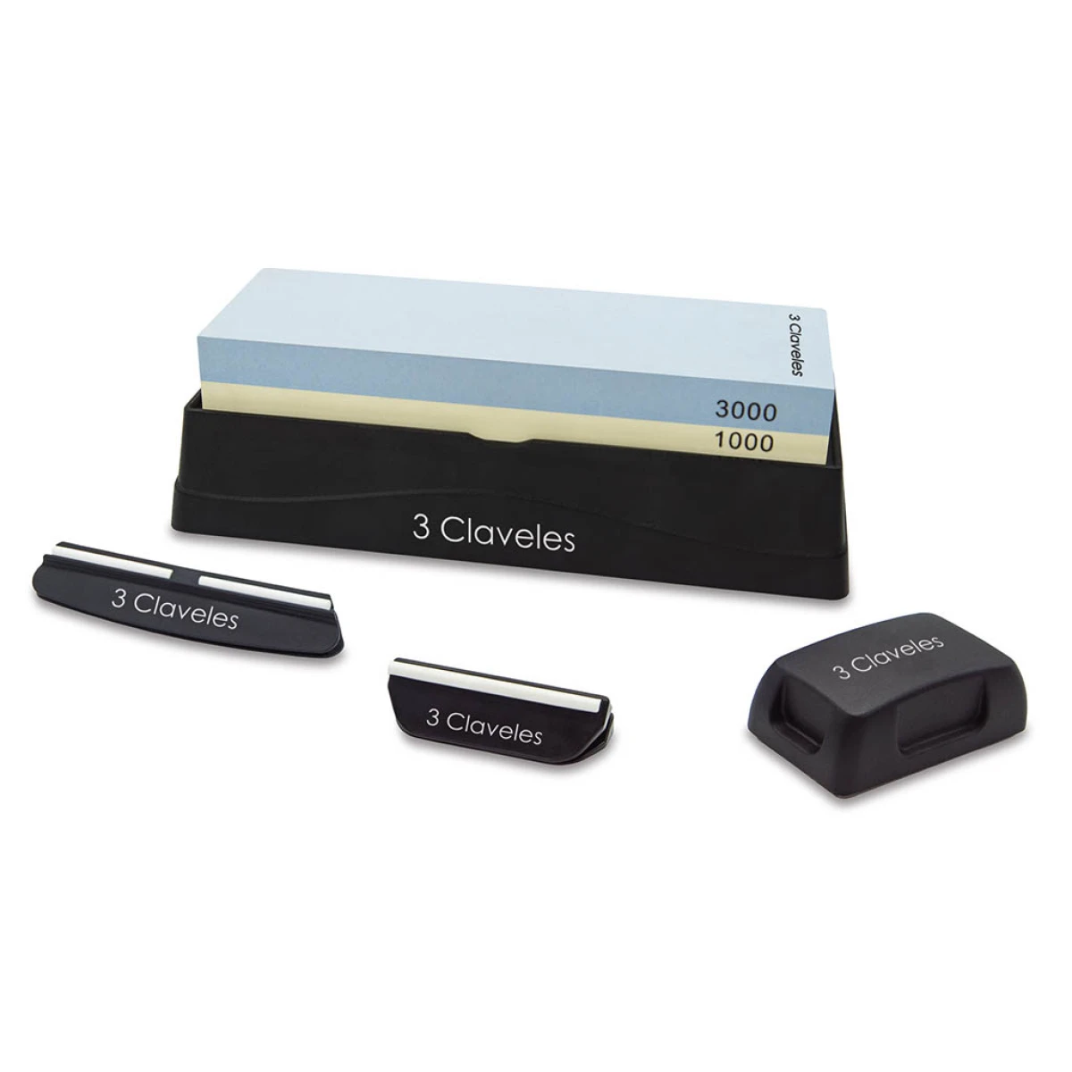 SET PIEDRA AFILAR 1000/3000 Y ACCESORIOS 3 CLAVELES 