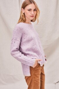 Sweater Bouttonne Lila