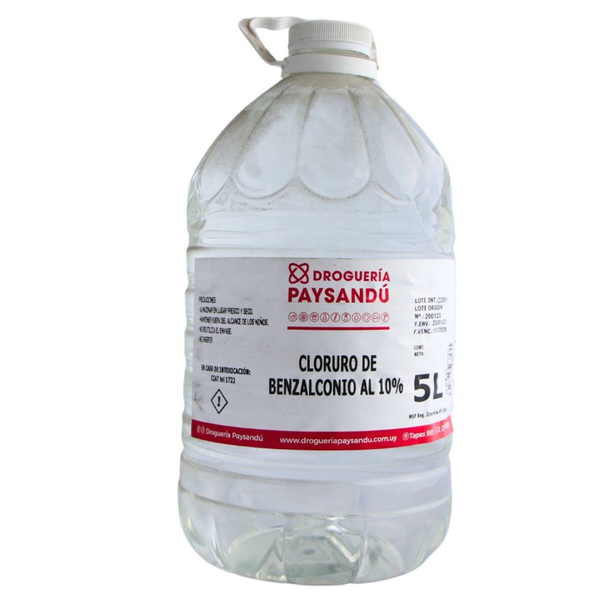 Cloruro de benzalconio 10% 5L 