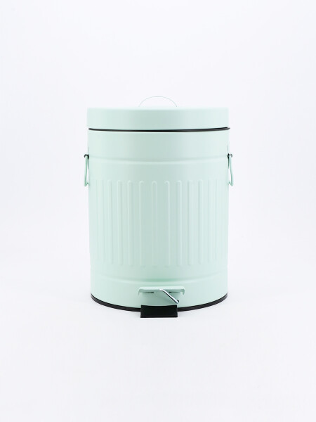 PAPELERA 5 LT CON PEDAL VERDE