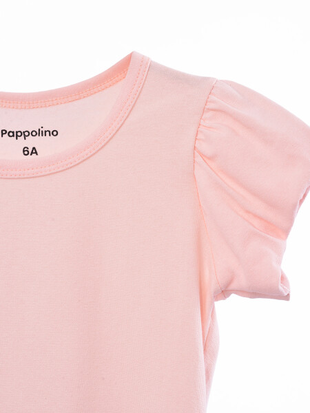 REMERA MANGA BALOON ROSA CLARO
