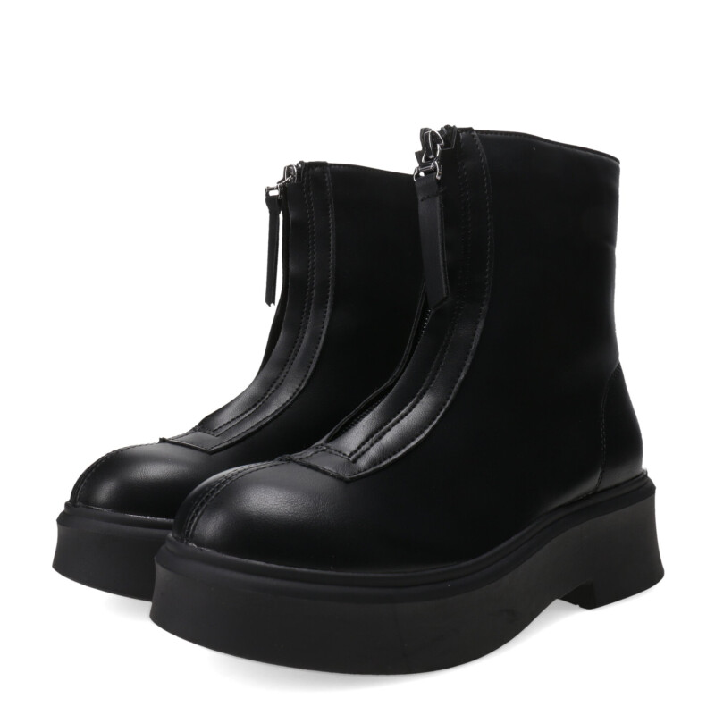 Botas de Mujer Miss Carol KIMAKA chelsea con cierre Negro