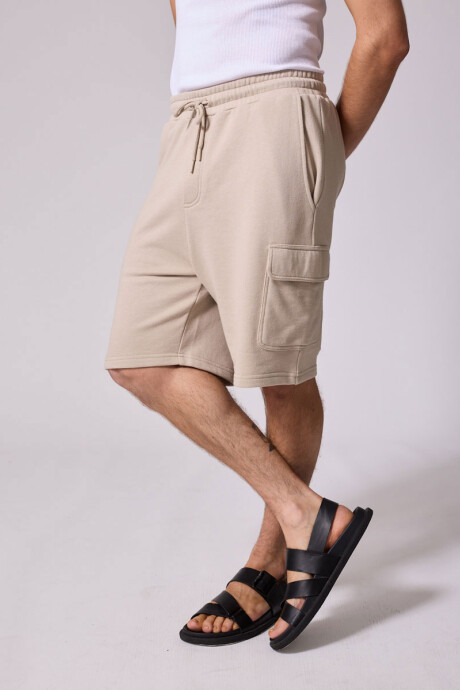BERMUDA FELPA ELISO DIXIE Beige
