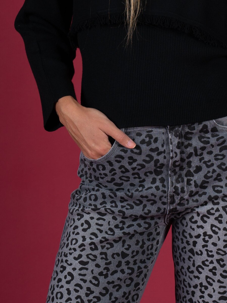 Jeans Leopi - Celeste 