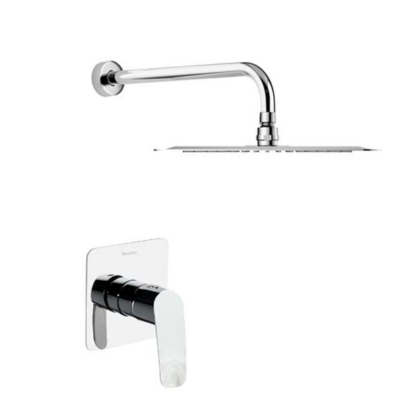 JUEGO DE GRIFERIA DE DUCHA MODELO NEW FLY 1 VIA EMPOTRADA CON ROSETA REDONDA RAMON SOLER Juego De Griferia De Ducha Modelo New Fly 1 Via Empotrada Con Roseta Redonda Ramon Soler