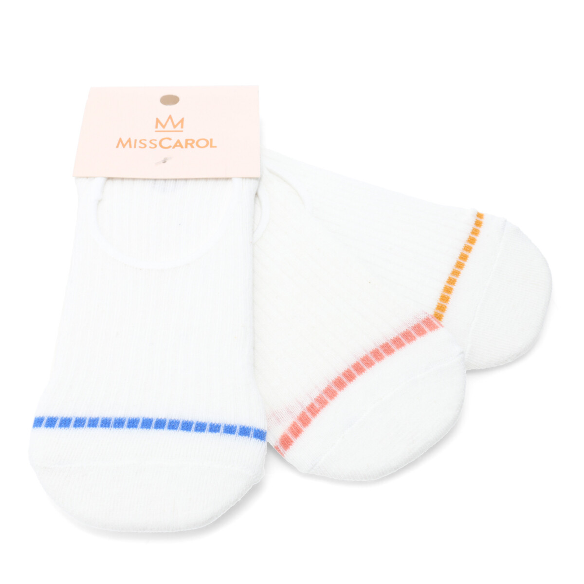 Medias Miss Carol Media Line pack X3 MissCarol - Blanco 