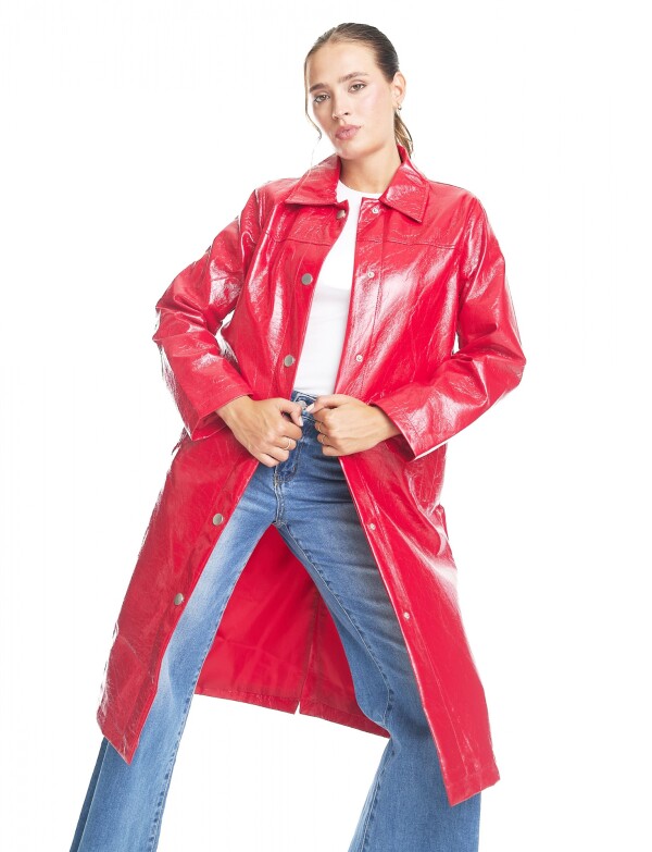 Chaqueta Charol ROJO