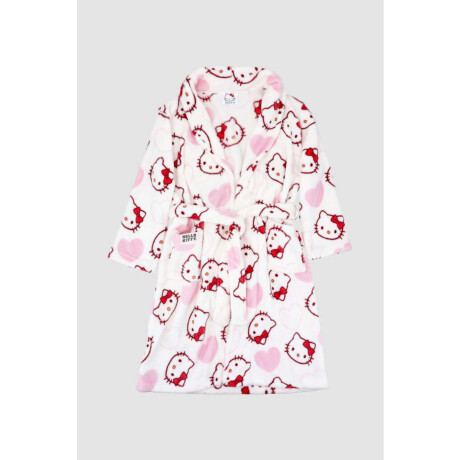 Bata hello kitty coral fleece Rosado