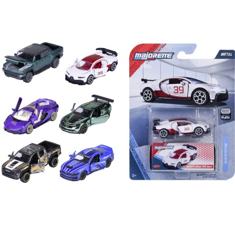 Majorette Showroom Deluxe Cars, 6 modelos surtidos 001