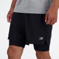 Short New Balance de Hombre - 7 INCH LINED - MS41288BK BLACK