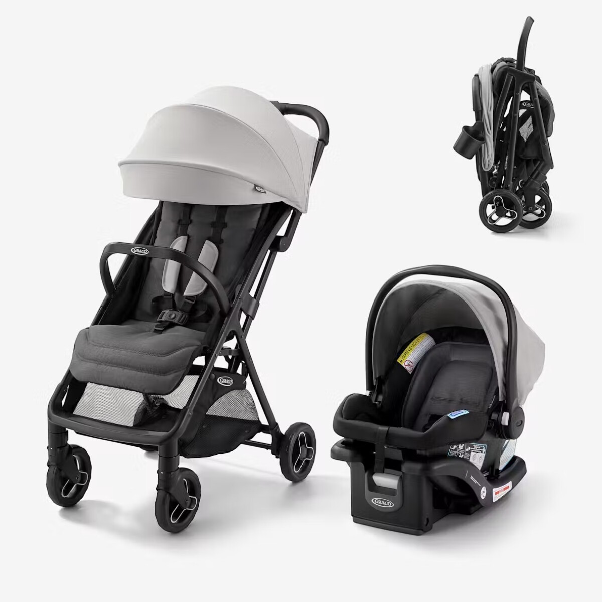 Coche Travel System Ready2Jet Compacto y Liviano Graco Con Base 