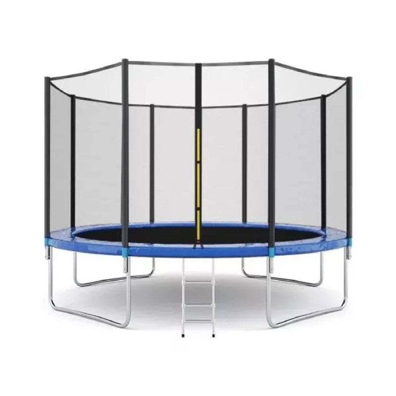Cama Elastica Trampolin con escalera 2.45M + Lona negra con malla Cama Elastica Trampolin con escalera 2.45M + Lona negra con malla