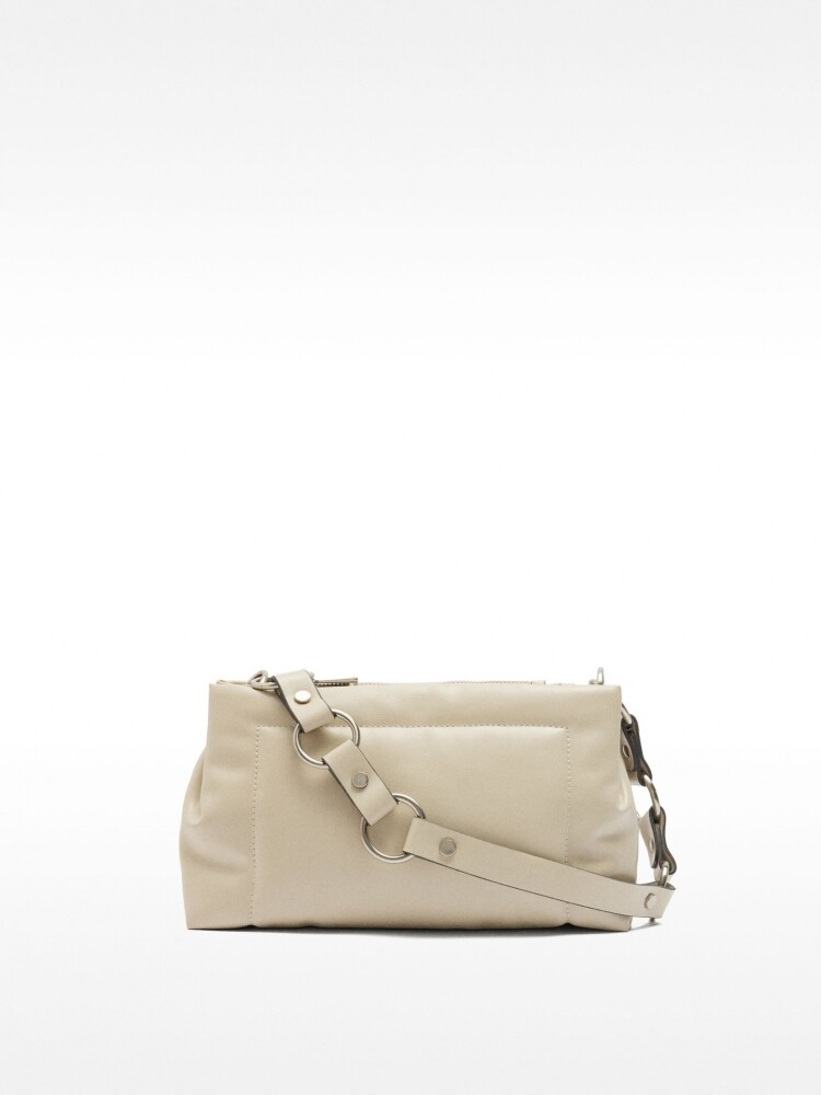 Bolso Bandolera Rectangular crudo