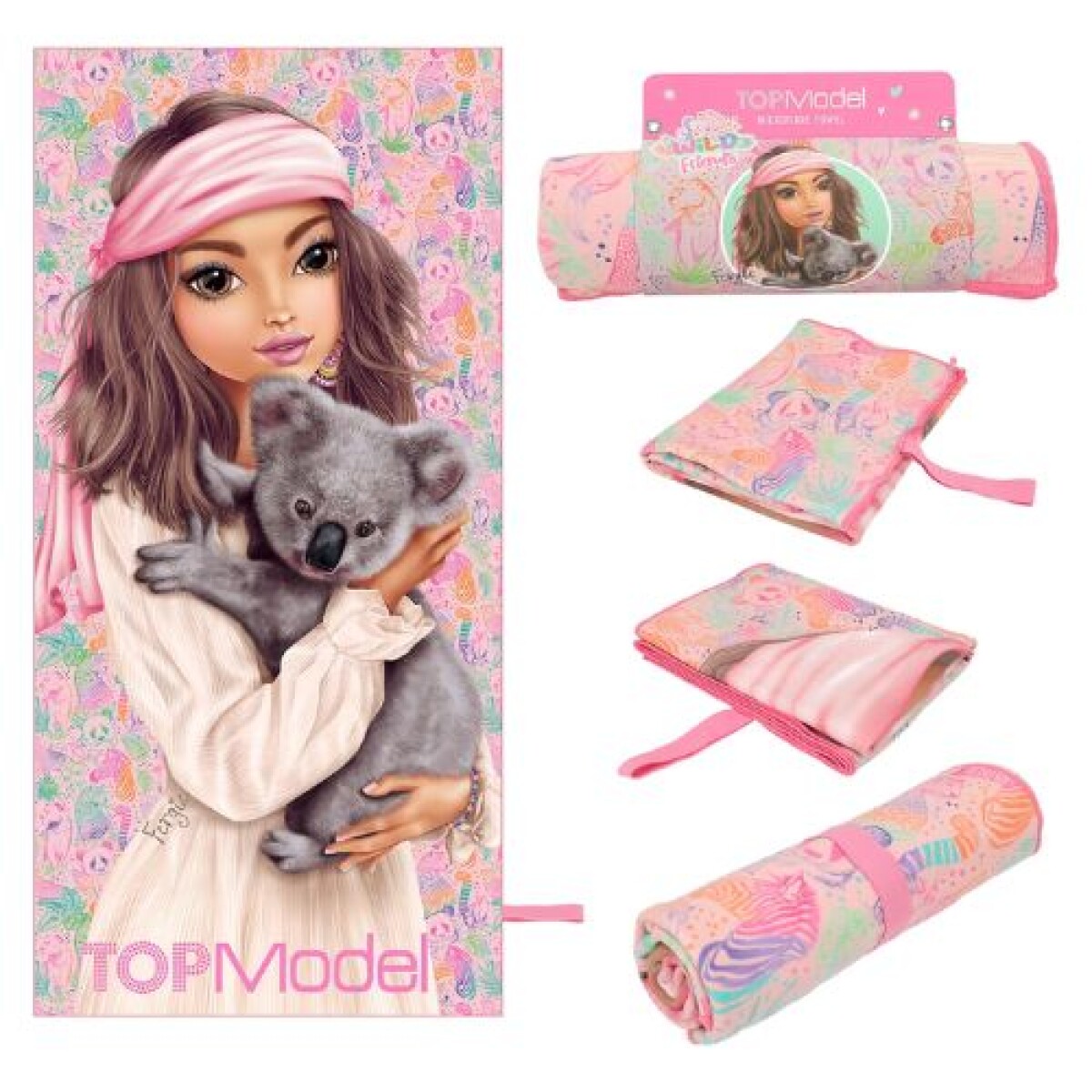 Toalla microfibra wild Top Model - Toalla Microfibra Wild Top Model 