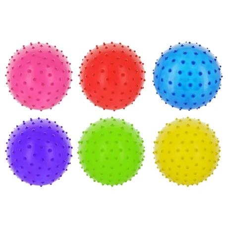 PELOTA PVC 10CM LISO CON PINCHOS PELOTA PVC 10CM LISO CON PINCHOS