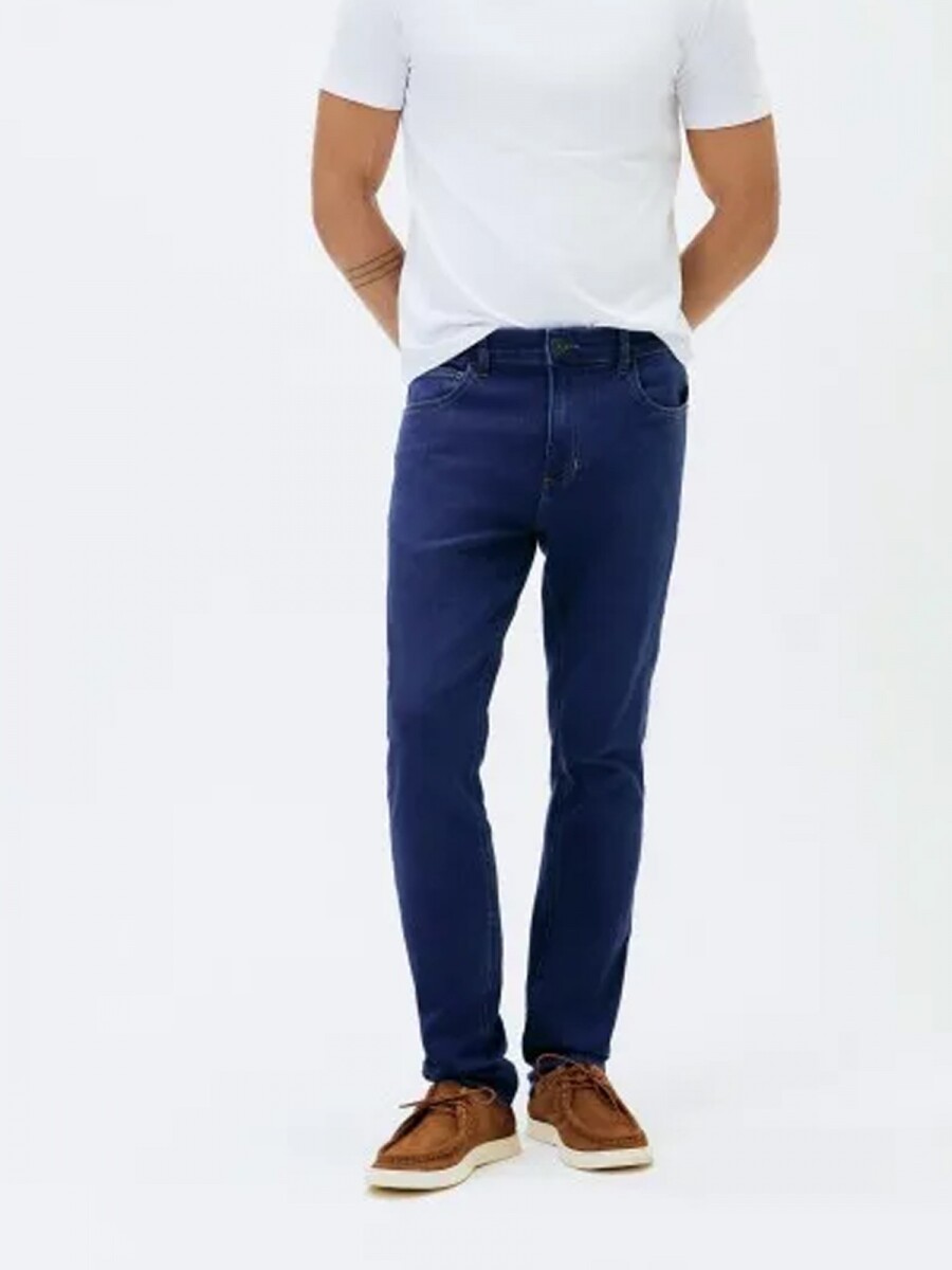 PANTALÓN DE JEAN SKINNY SOFT TOUCH - AZUL 