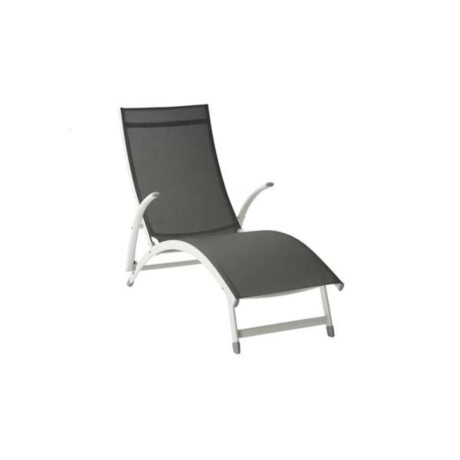 Reposera Aluminio Lounge Steel Grey