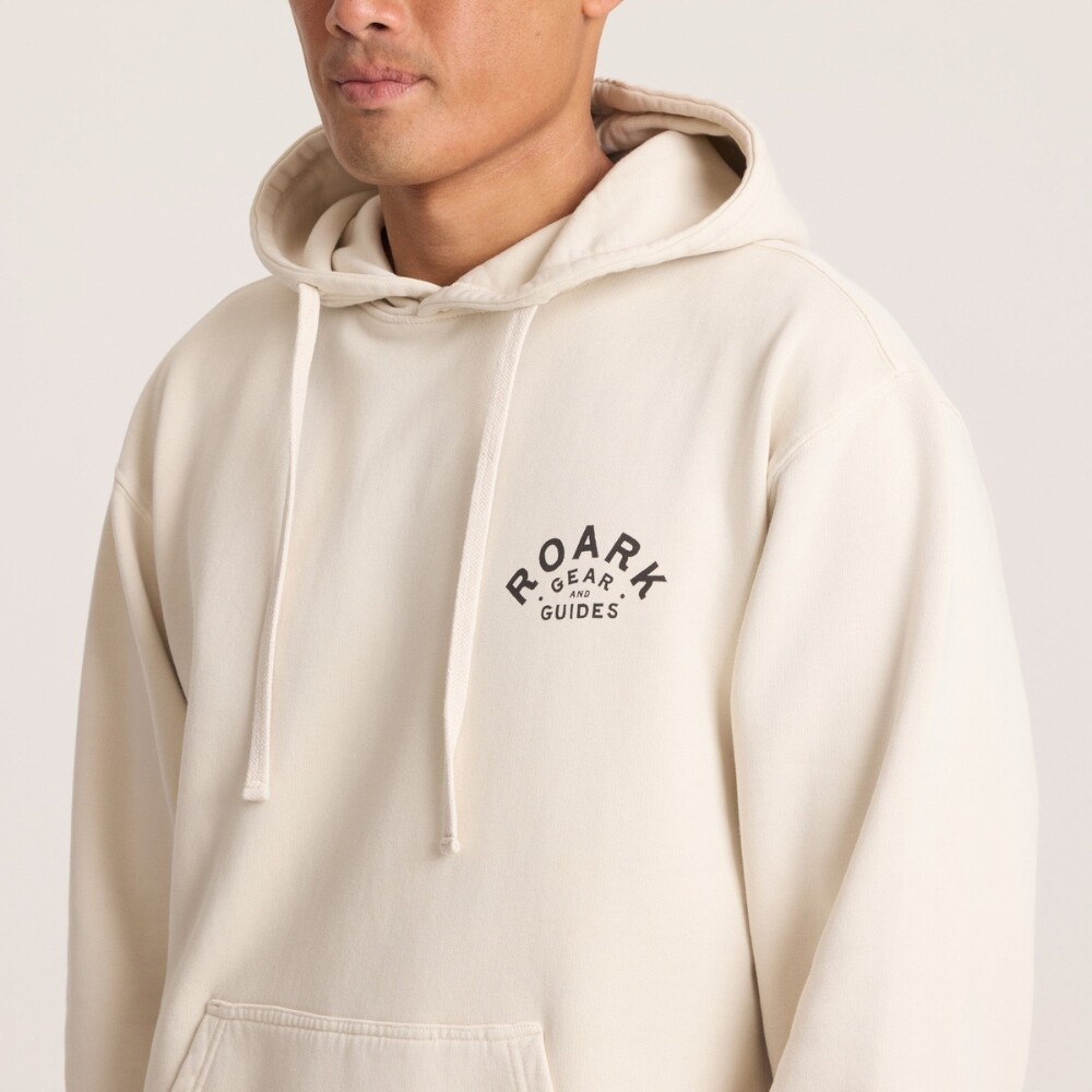 Chompa Roark Gear And Guides Hoodie Hombre Bone