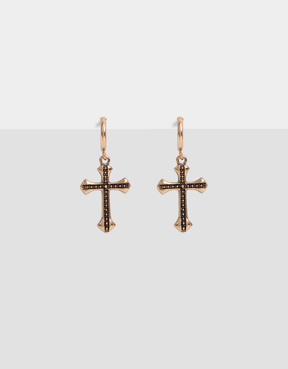Aros Argolla Con Cruz 