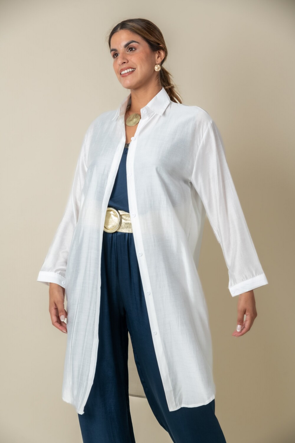 CAMISA VAINILLA Blanco