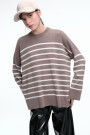 SWEATER RAYAS Camel