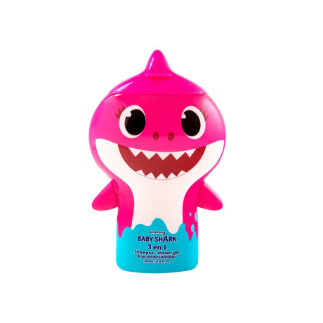 Shampoo 3 en 1 BABY SHARK 350ml Rosa